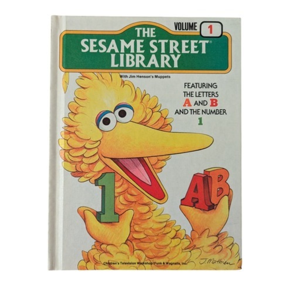 1978 The Sesame Street Library Volume 1 With Jim Henson's Muppets 11inch
